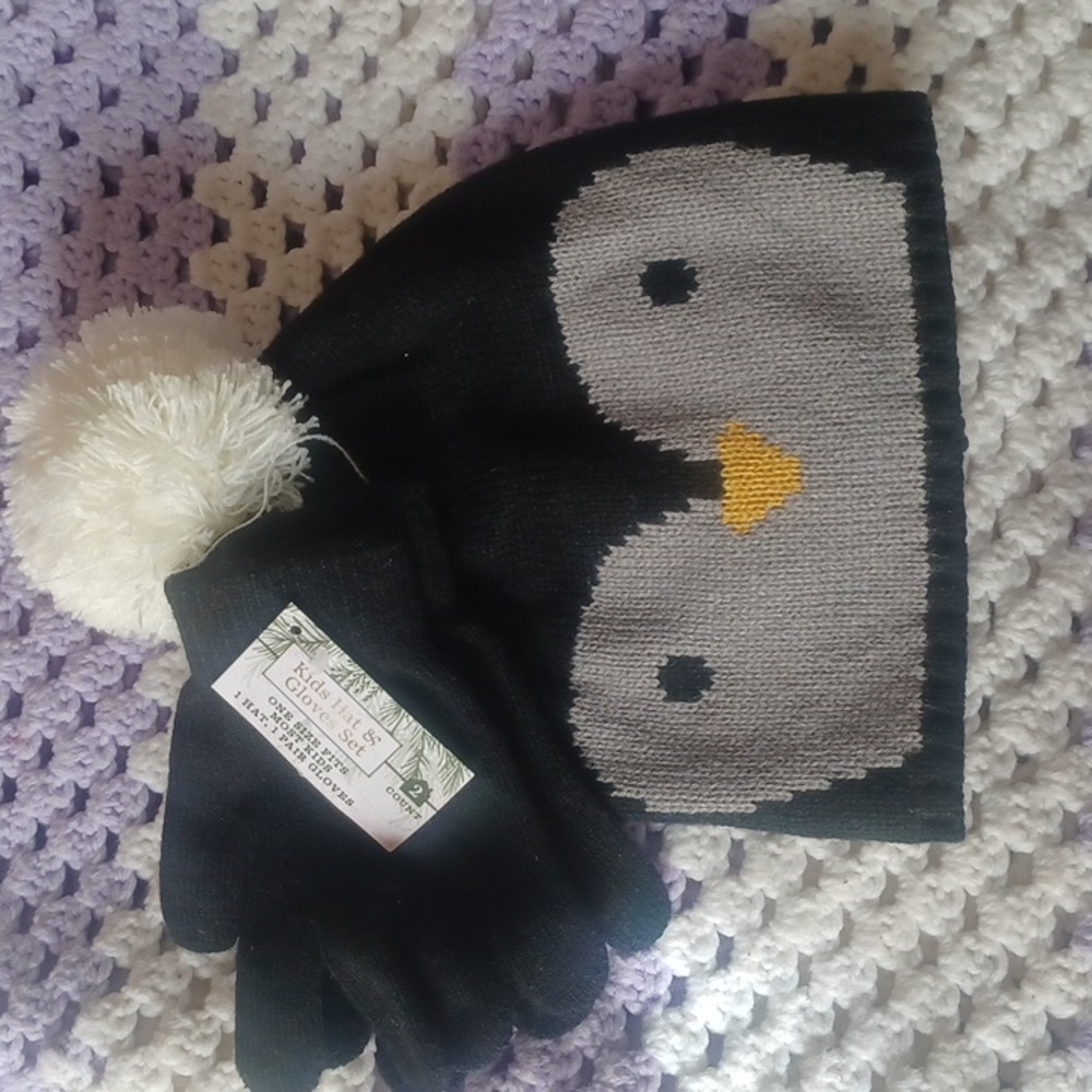 Kids Hat & Glove Set